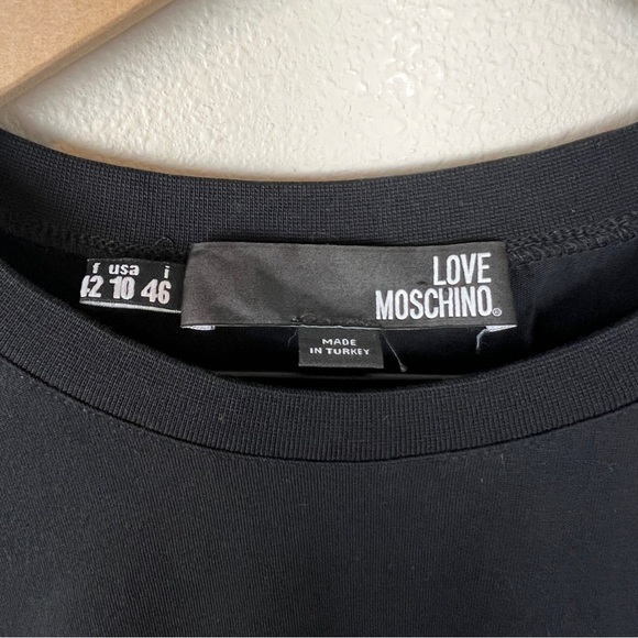 Love Moschino Embroidered Heart T-shirt - Picture 4 of 6